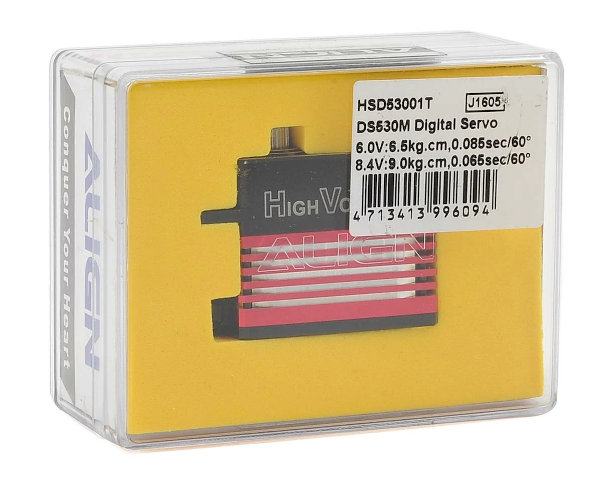 ALIGN DS530M Digital Metal Gear Mini Cyclic Servo (High Voltage) (Aluminum Case) - Image 3