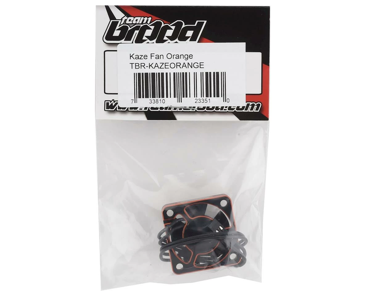 Team Brood Kaze Aluminum HV High Speed Cooling Fan (Orange) (30x30x10mm) - Image 2
