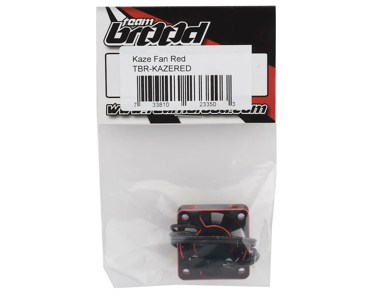 Team Brood Kaze Aluminum HV High Speed Cooling Fan (Red) (30x30x10mm) - Image 2