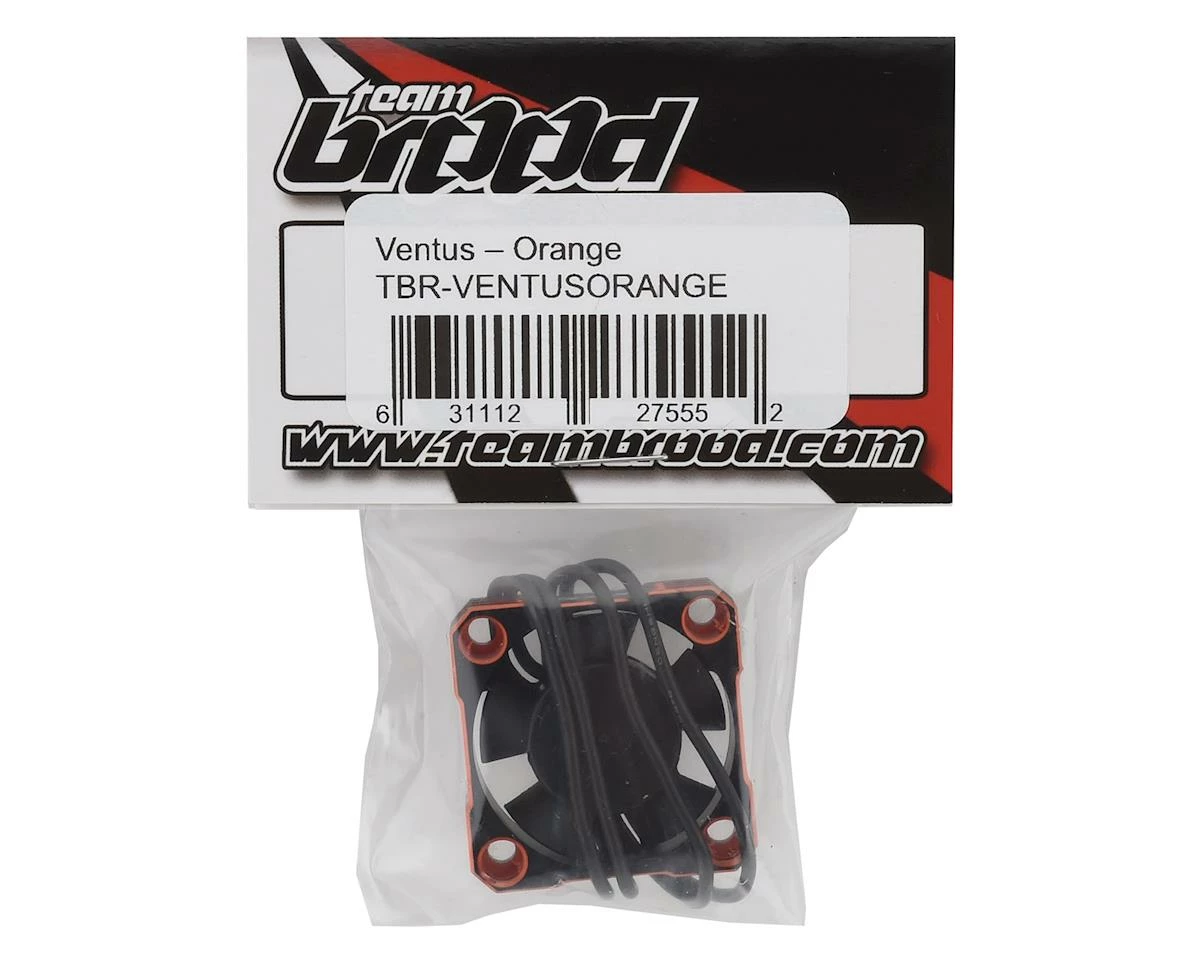 Team Brood Ventus Aluminum HV High Speed Cooling Fan (Orange) (30x30x10mm) - Image 2