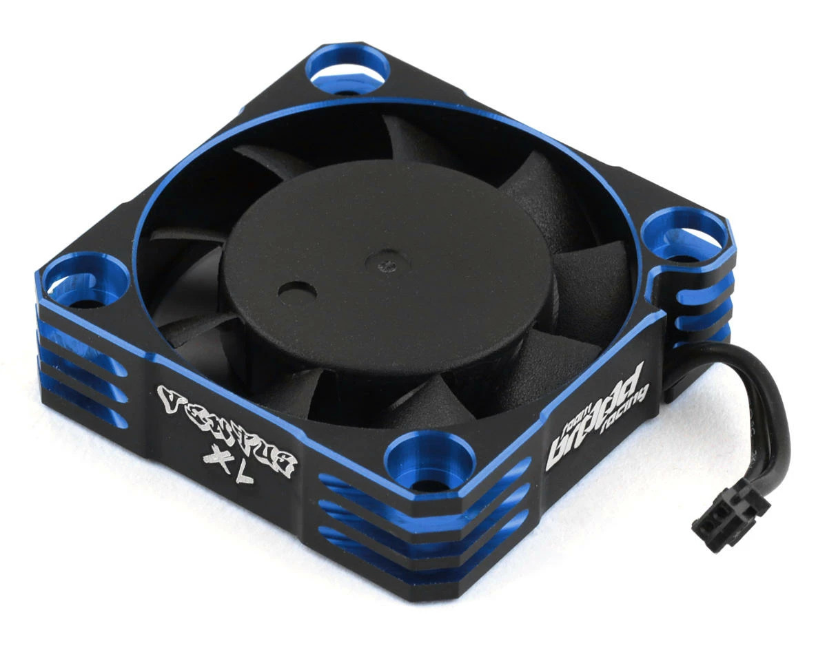 Team Brood Ventus XL Aluminum 40mm ESC Fan W/Micro Plug (Blue)