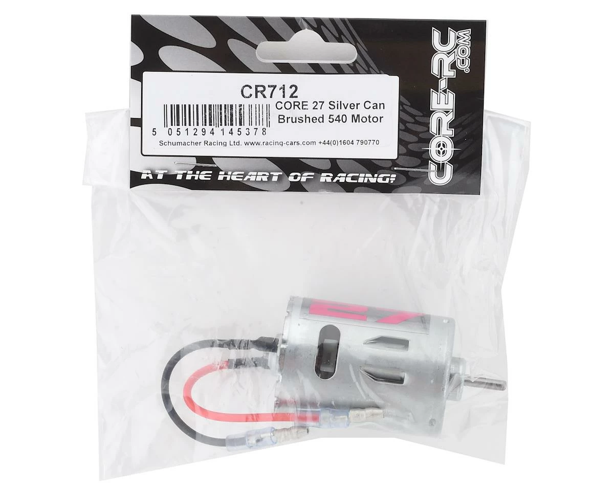 Core RC 540 Silver Can Brushed Motor (27T) - Image 2
