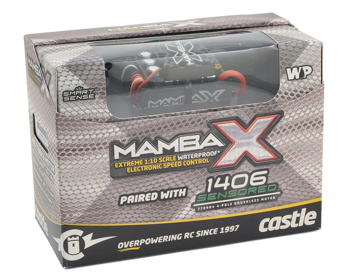 Castle Creations Mamba X 1/10 Brushless Combo W/1406 Sensored Motor (7700kV) - Image 4