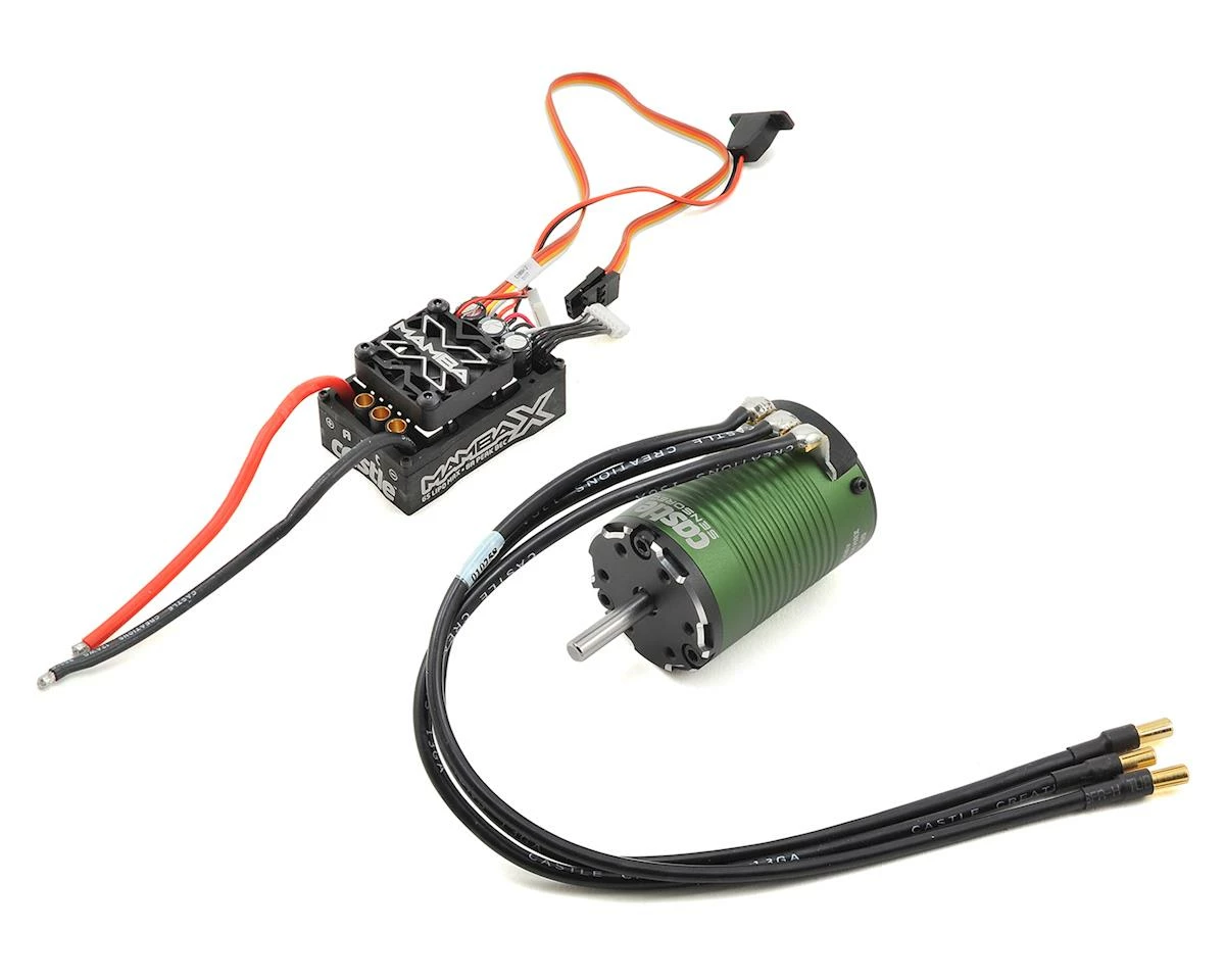 Castle Creations Mamba X SCT 1/10 Brushless Combo W/1410 Sensored Motor (5mm Shaft, 3800kV)