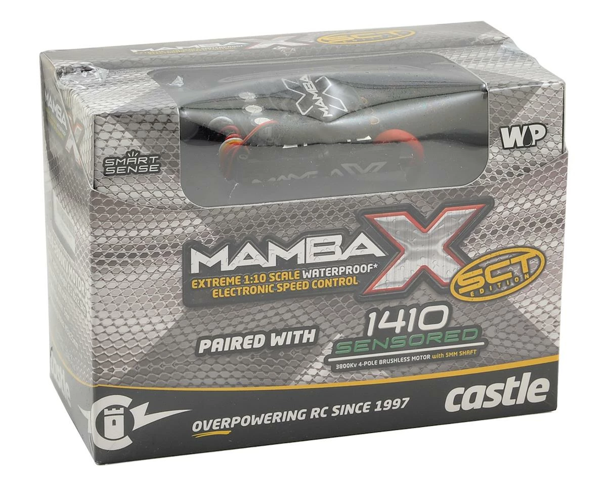 Castle Creations Mamba X SCT 1/10 Brushless Combo W/1410 Sensored Motor (5mm Shaft, 3800kV) - Image 4