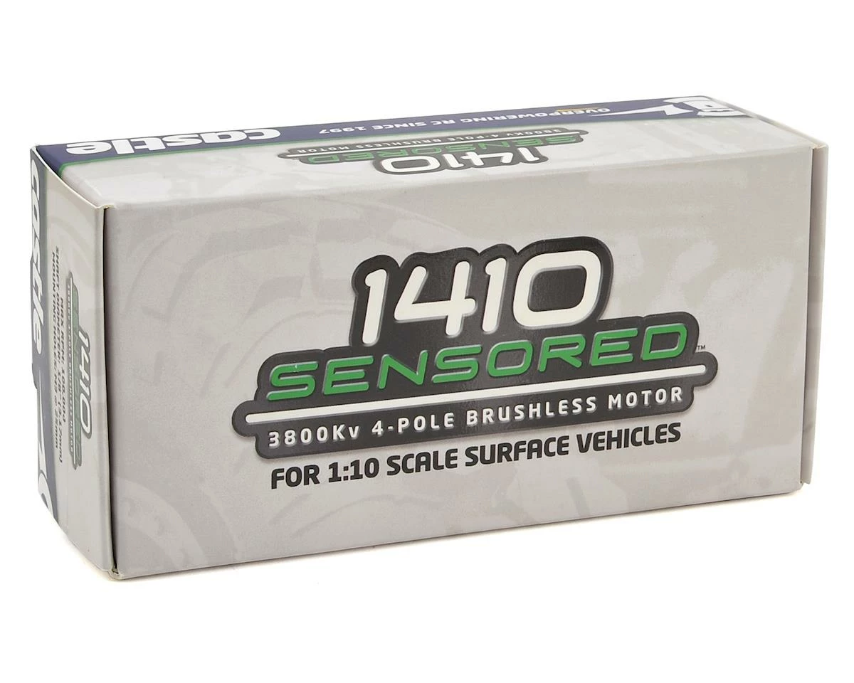 Castle Creations 1410 1Y 4-Pole Sensored Brushless Motor (3800kV) - Image 4