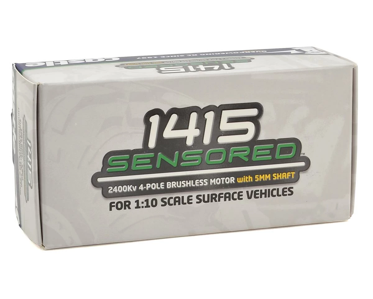 Castle Creations 1415 1Y 4-Pole Sensored Brushless Motor W/5mm Shaft (2400kV) - Image 4