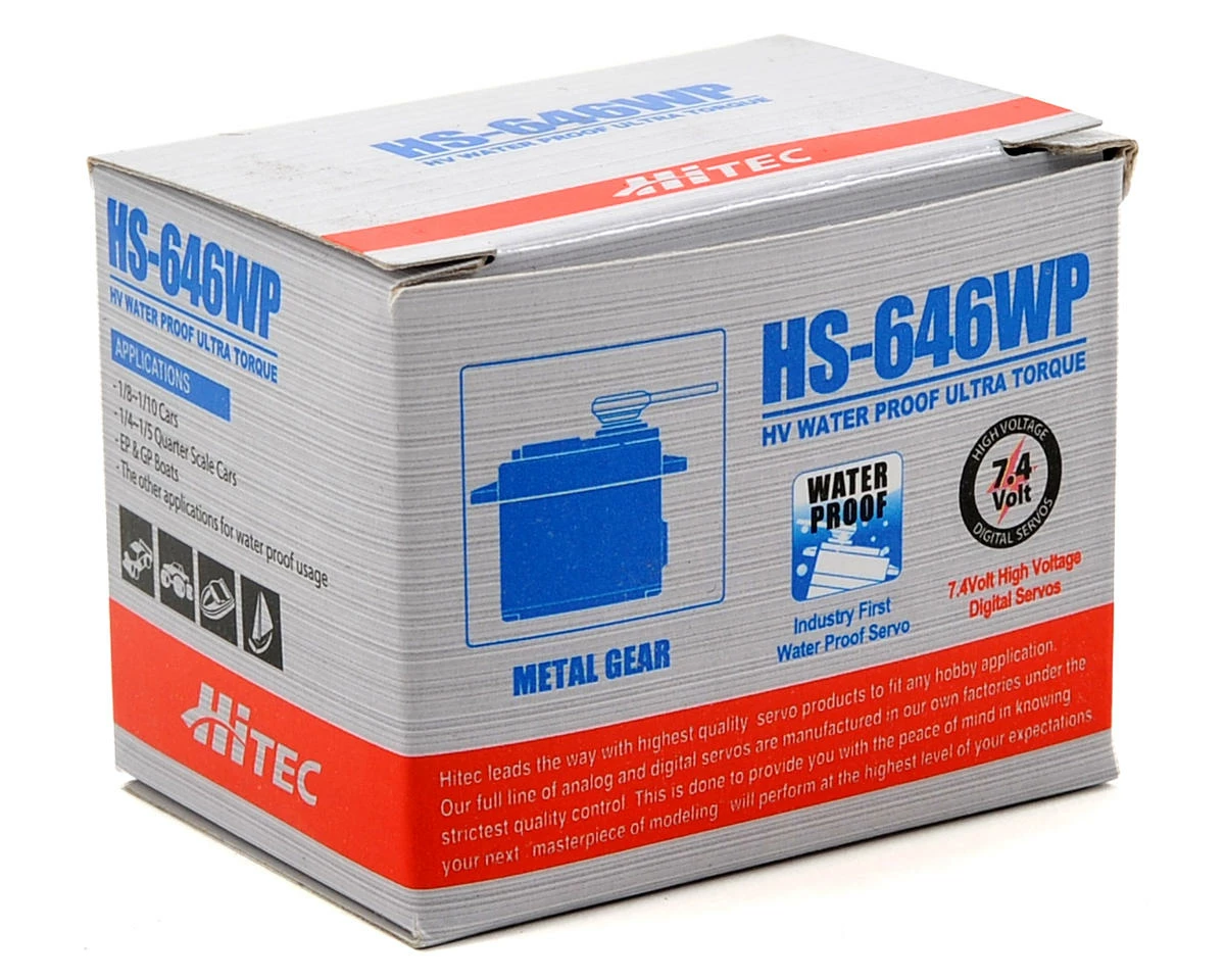 Hitec HS-646WP Standard Metal Gear Ultra Torque Analog Servo (High Voltage) - Image 3