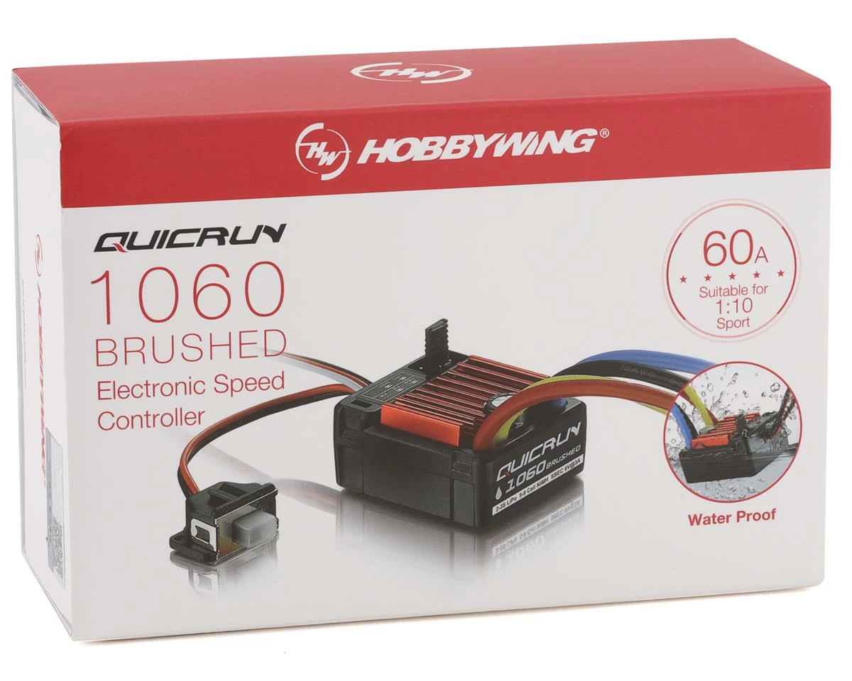 Hobbywing Quicrun 1060 1/10 Brushed ESC - Image 3