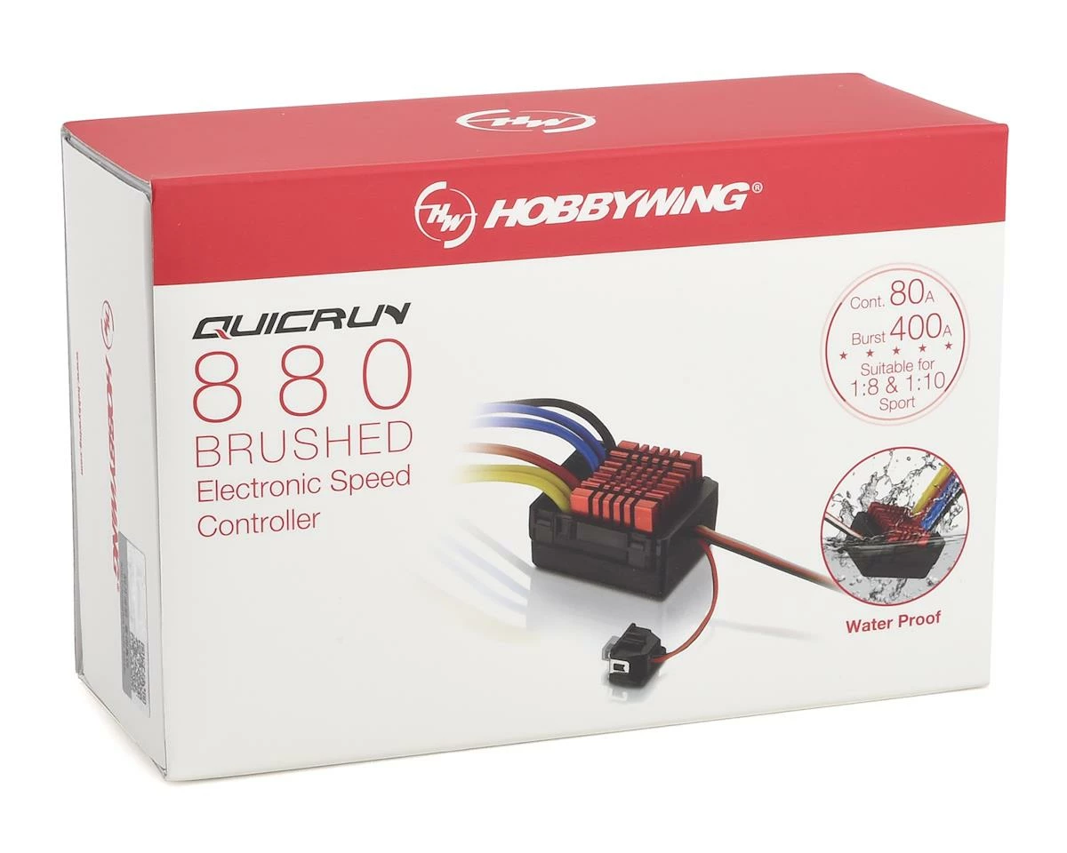 Hobbywing QuicRun 880 Waterproof Dual Brushed Crawling ESC - Image 3