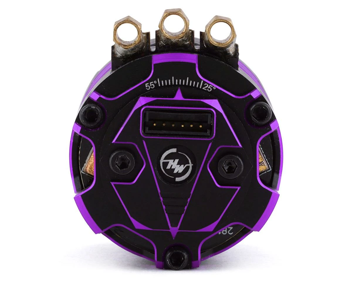 Hobbywing Xerun D10 Drift Brushless Motor (13.5T) (Purple) - Image 2