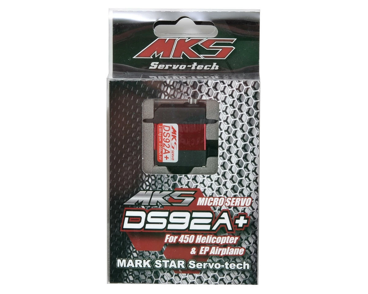 MKS Servos DS92A+ Ti-Gear High Speed Micro Flybarless Helicopter Coreless Cyclic Servo - Image 3