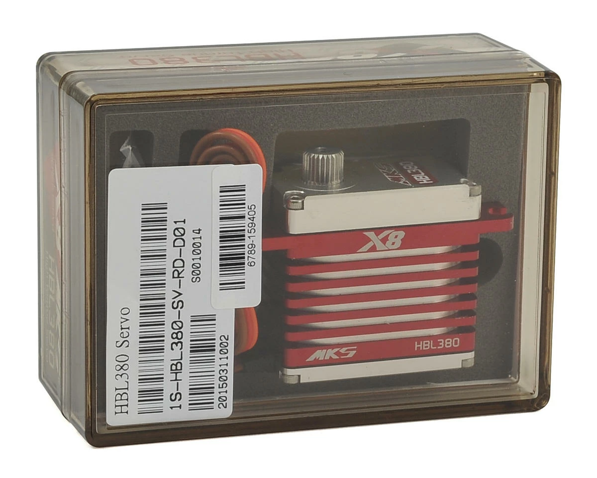 MKS Servos X8 HBL380 Brushless Ti-Gear High Torque Large Scale Servo (High Voltage) - Image 3