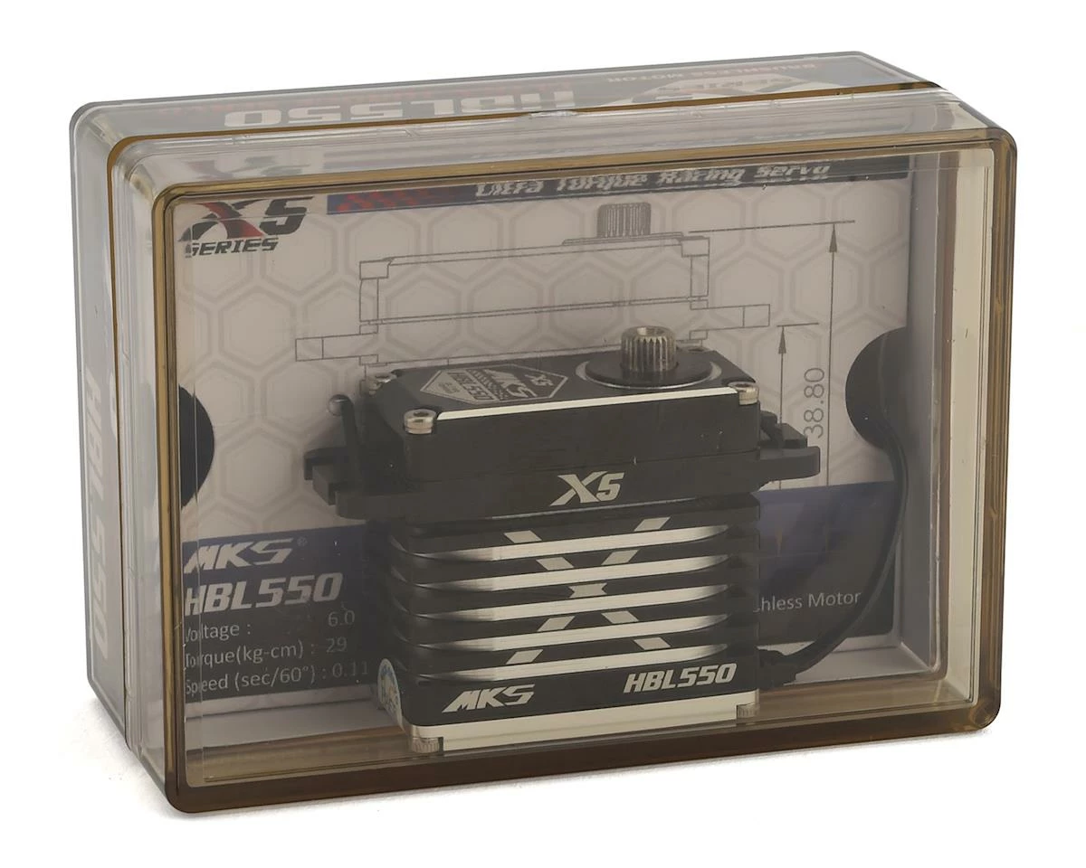 MKS Servos X5 HBL550 Brushless Metal Gear High Torque Digital Servo (High Voltage) - Image 3