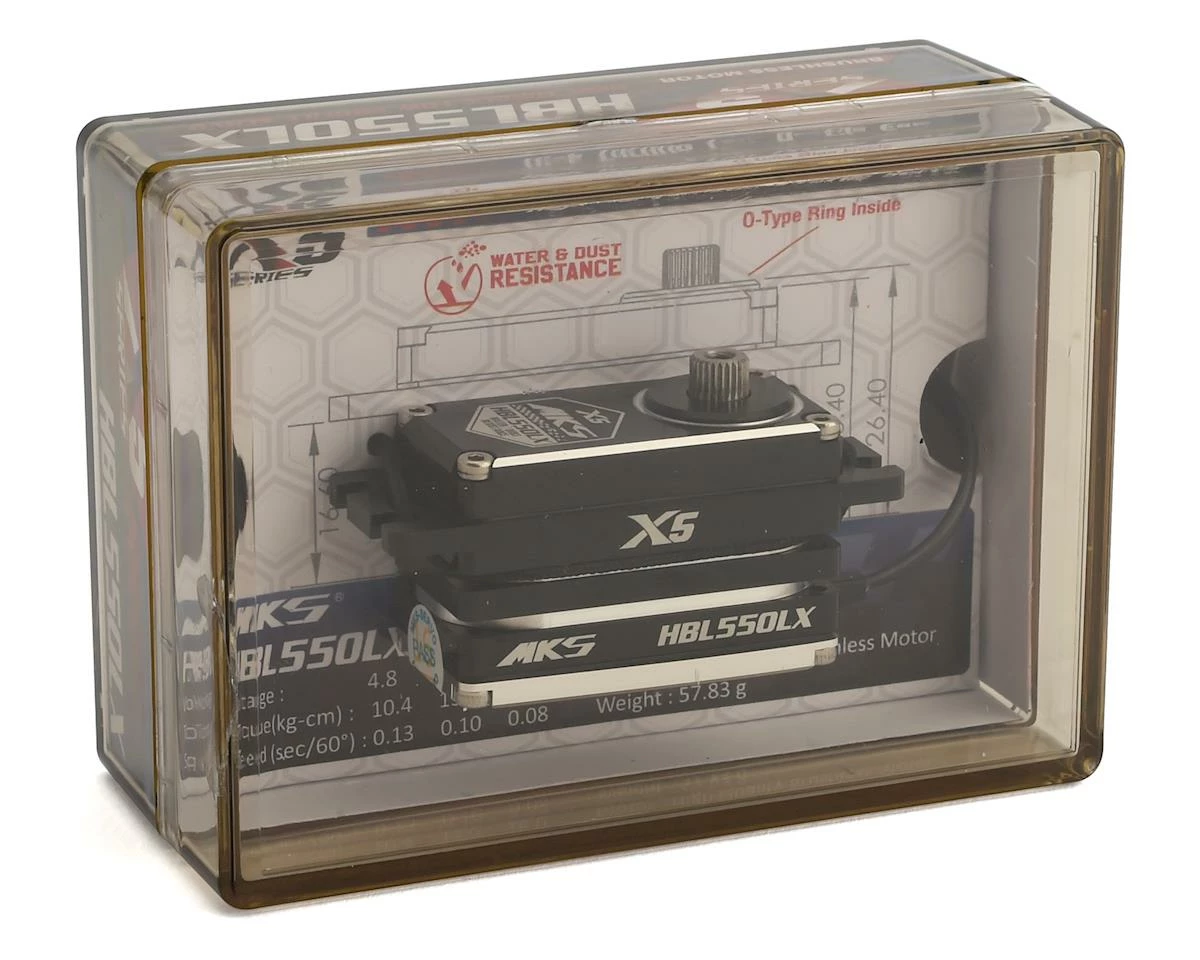 MKS Servos X5 HBL550LX Brushless Titanium Gear Low Profile Digital Servo (High Voltage) - Image 3