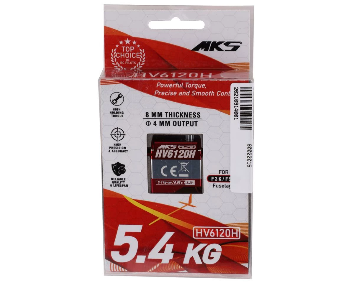 MKS Servos HV6120H Brushless Metal Gear Digital Wing Servo - Image 3
