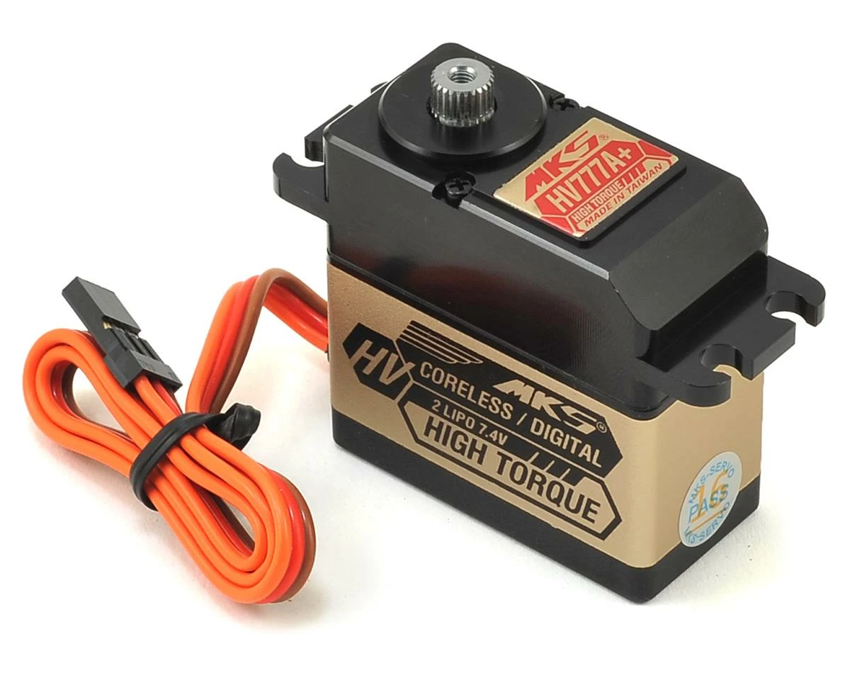 MKS Servos HV777A+ Coreless Titanium Gear High Torque Digital Servo (High Voltage)