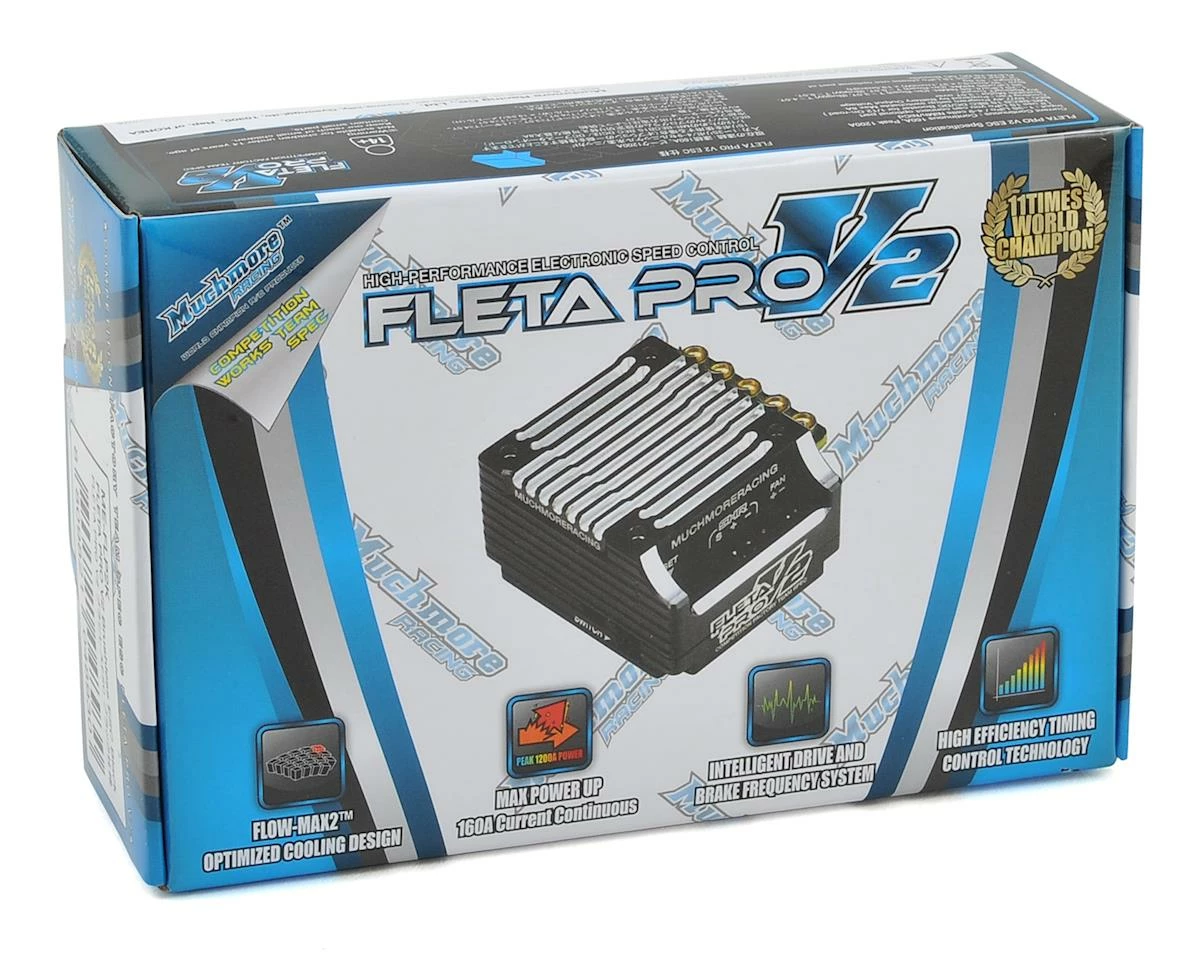 Muchmore FLETA PRO V2 Brushless ESC (Black) - Image 3