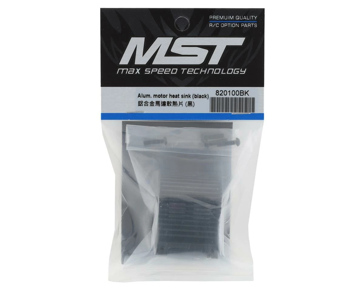 MST Aluminum 540 Motor Heat Sink (Black) - Image 2