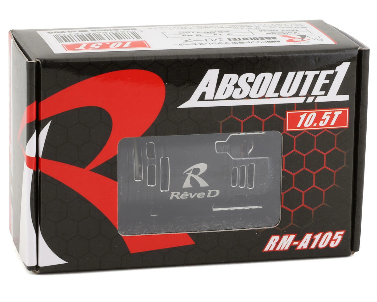 Reve D Absolute1 Brushless Motor (10.5T) (Black) - Image 4