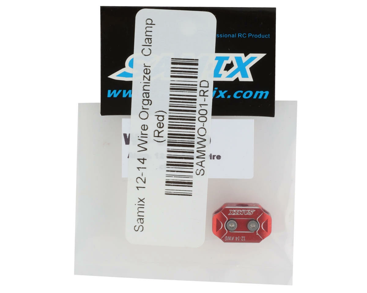 Samix 12-14AWG Motor Wire Organizer Clamp (Red) - Image 2