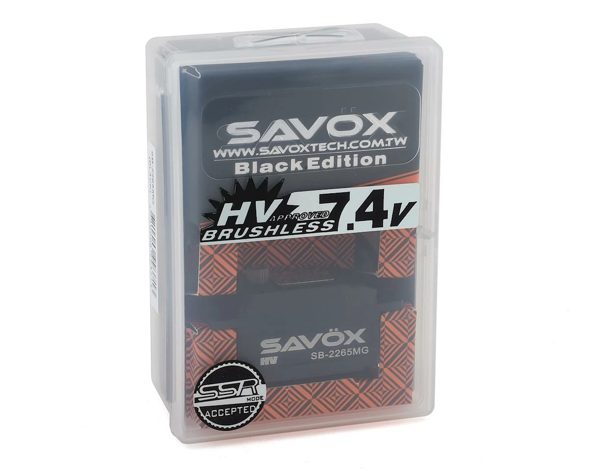 Savox SB-2265MG Black Edition Low Profile Brushless Metal Gear Servo - Image 3