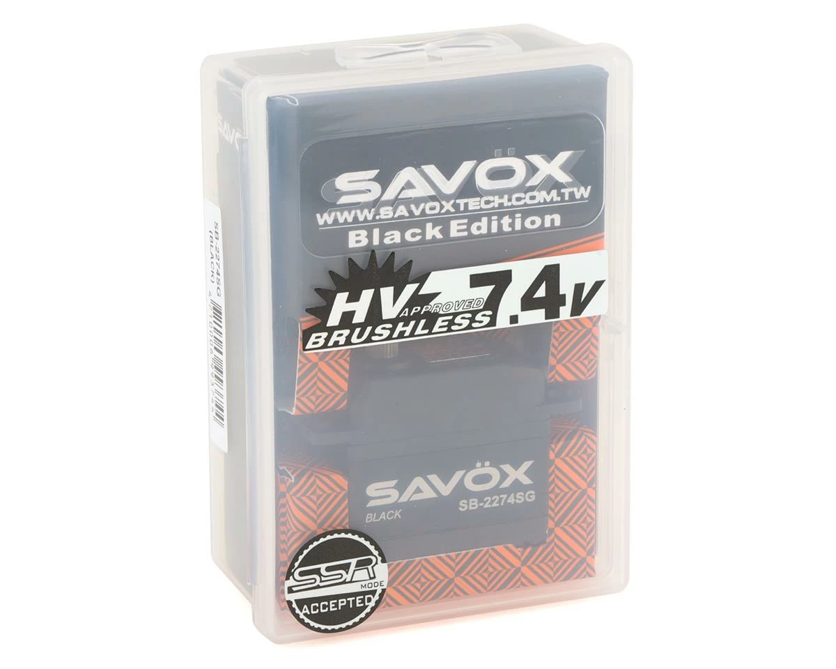 Savox SB-2274SG "High Speed" Black Edition Brushless Steel Gear Digital Servo (High Voltage) - Image 3