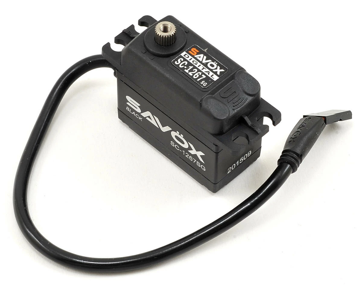 Savox SC-1267SG Black Edition Super Speed Steel Gear Servo (High Voltage) 3 Savox SC-1267SG Black Edition Super Speed Steel Gear Servo (High Voltage)