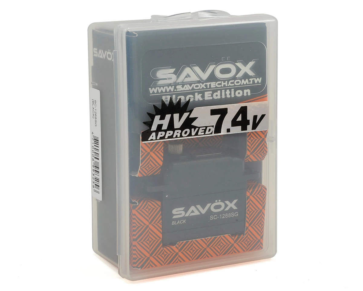 Savox SC-1268SG Black Edition High Torque Steel Gear Servo (High Voltage) - Image 3