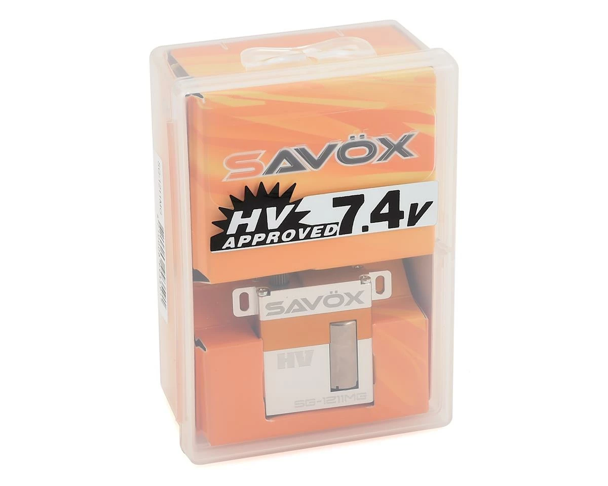 Savox SG-1211MG High Torque Glider Wing Servo W/Aluminum Case (High Voltage) 5 Savox SG-1211MG High Torque Glider Wing Servo W/Aluminum Case (High Voltage) - Image 3