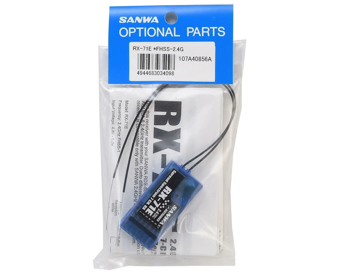 Sanwa/Airtronics RX-71E 2.4GHz 7-Channel Receiver - Image 2