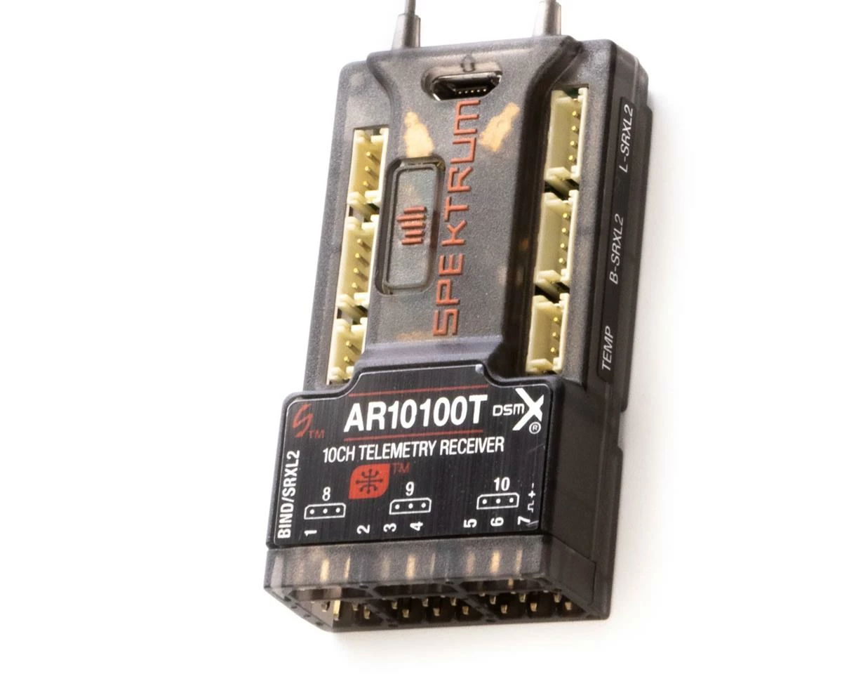 Spektrum RC AR10100T 10-Channel DSMX Telemetry Receiver - Image 3