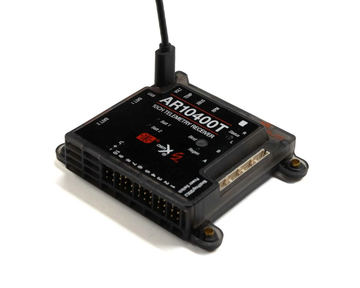 Spektrum RC AR10400T 10-Channel DSMX PowerSafe Telemetry Receiver - Image 3