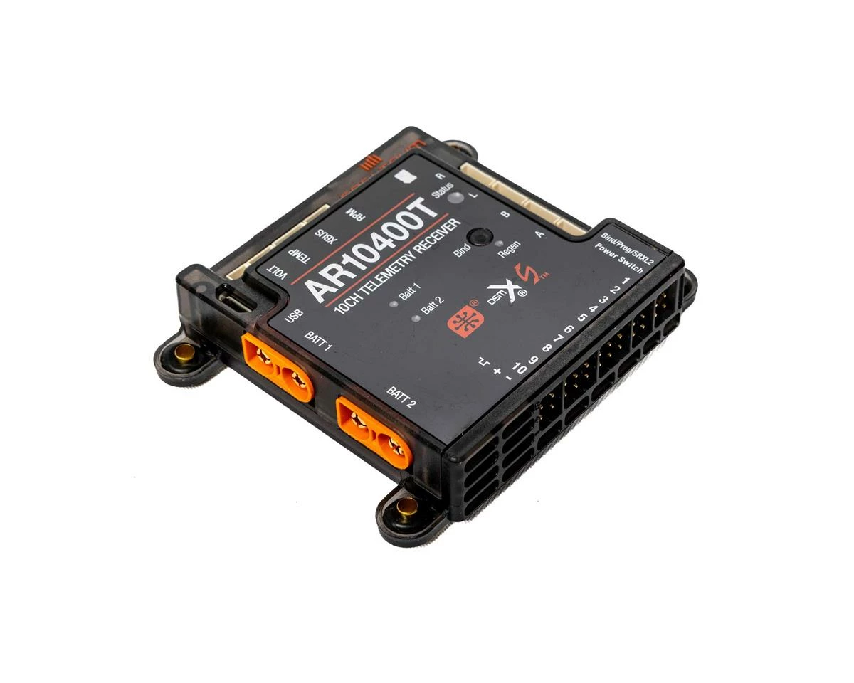 Spektrum RC AR10400T 10-Channel DSMX PowerSafe Telemetry Receiver - Image 7