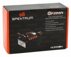 Spektrum RC Firma 40A Lite Smart Waterproof Brushed ESC 7 Spektrum RC Firma 40A Lite Smart Waterproof Brushed ESC -Spektrum Sales spmxse40 2