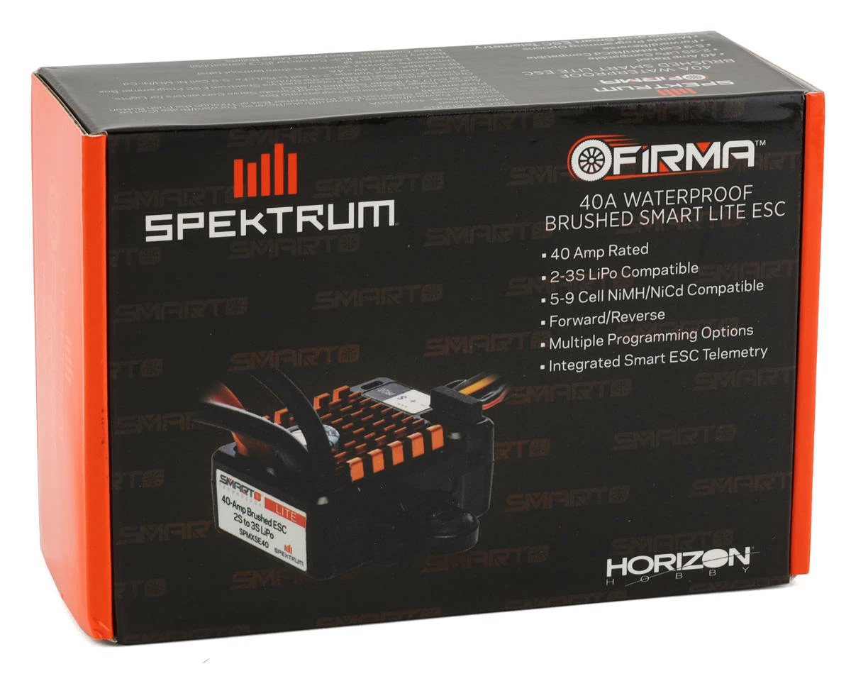 Spektrum RC Firma 40A Lite Smart Waterproof Brushed ESC 5 Spektrum RC Firma 40A Lite Smart Waterproof Brushed ESC - Image 3