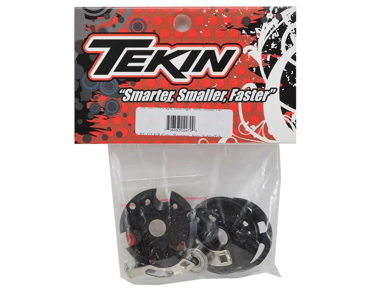 TEKIN Redline Gen2 Front/Rear Cap & Bearing Set - Image 2