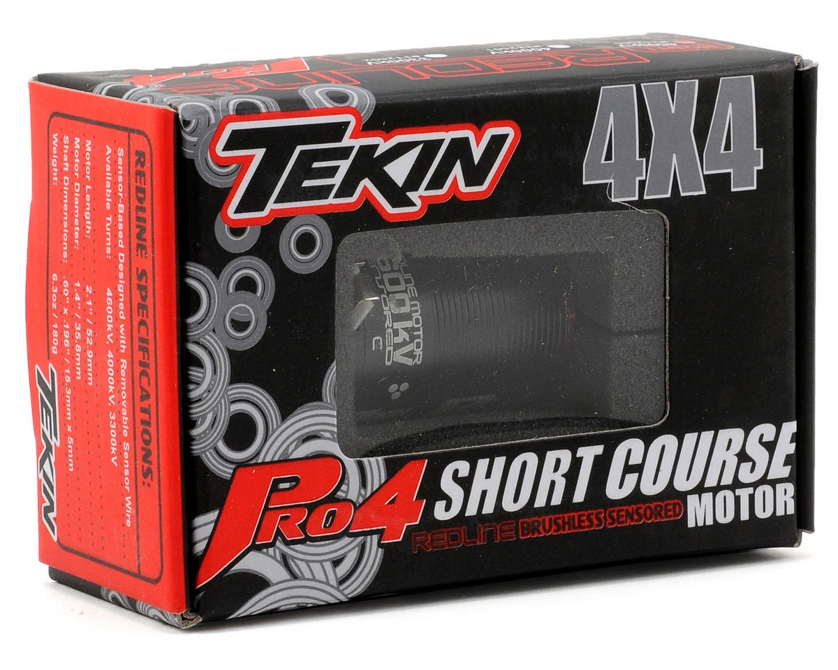 TEKIN Pro4 4-Pole Brushless Motor W/5mm Shaft (4,600kV) - Image 2