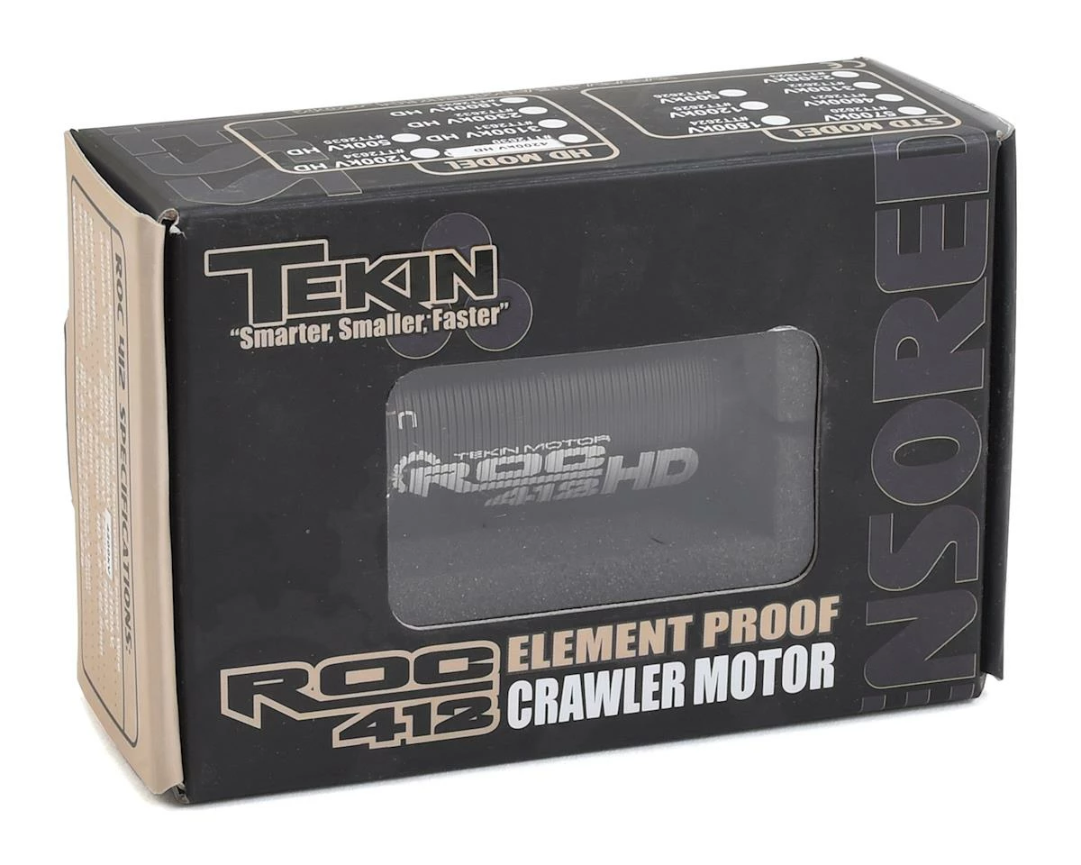 TEKIN ROC412 HD Element Proof Sensored Brushless Crawler Motor (3100kV) W/5mm Shaft 6 TEKIN ROC412 HD Element Proof Sensored Brushless Crawler Motor (3100kV) W/5mm Shaft - Image 4