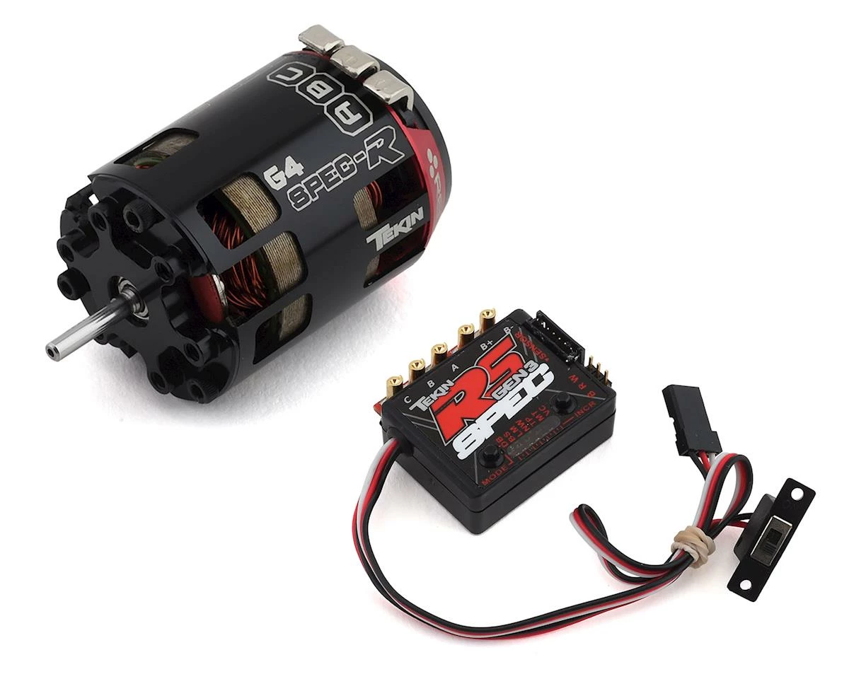 TEKIN RS Gen3 SPEC Sensored Brushless ESC/Gen4 Spec R Motor Combo (17.5T)