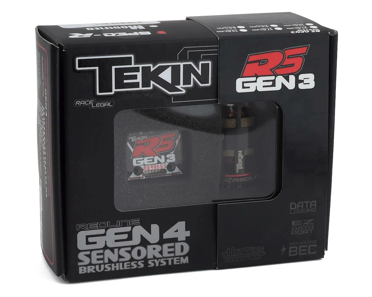 TEKIN RS Gen3 Sensored Brushless ESC/Gen4 Motor Combo (8.5T) - Image 5