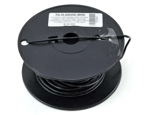 TQ WIRE Silicon Wire (Black) (50') (16AWG)