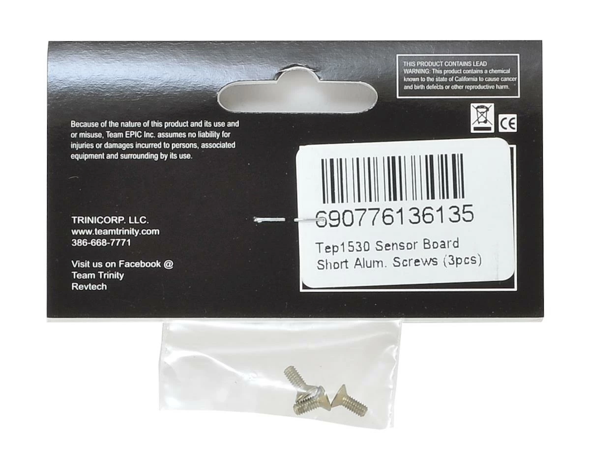 Trinity Aluminum Timing Clamp Screws (3) - Image 2