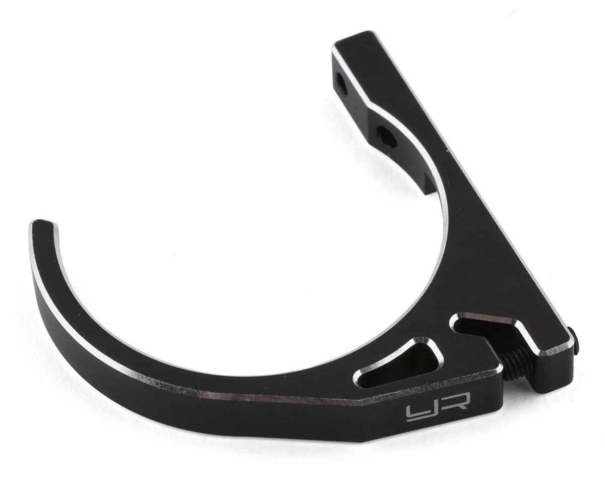 YEAH RACING 1/10 Scale Motor Aluminum Fan Mount (Black)