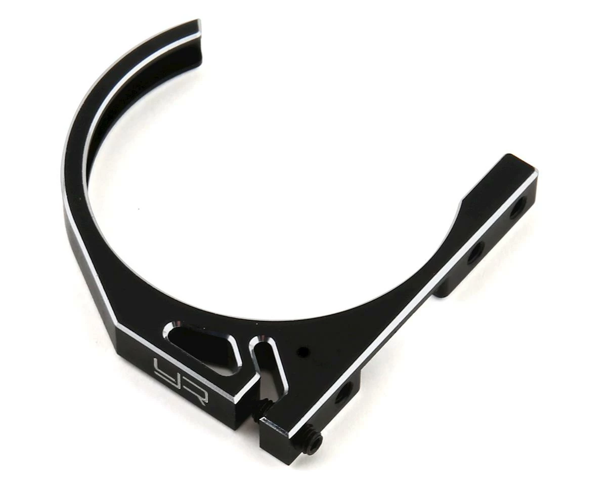 YEAH RACING 1/8 Scale Motor Aluminum Fan Mount (Black)