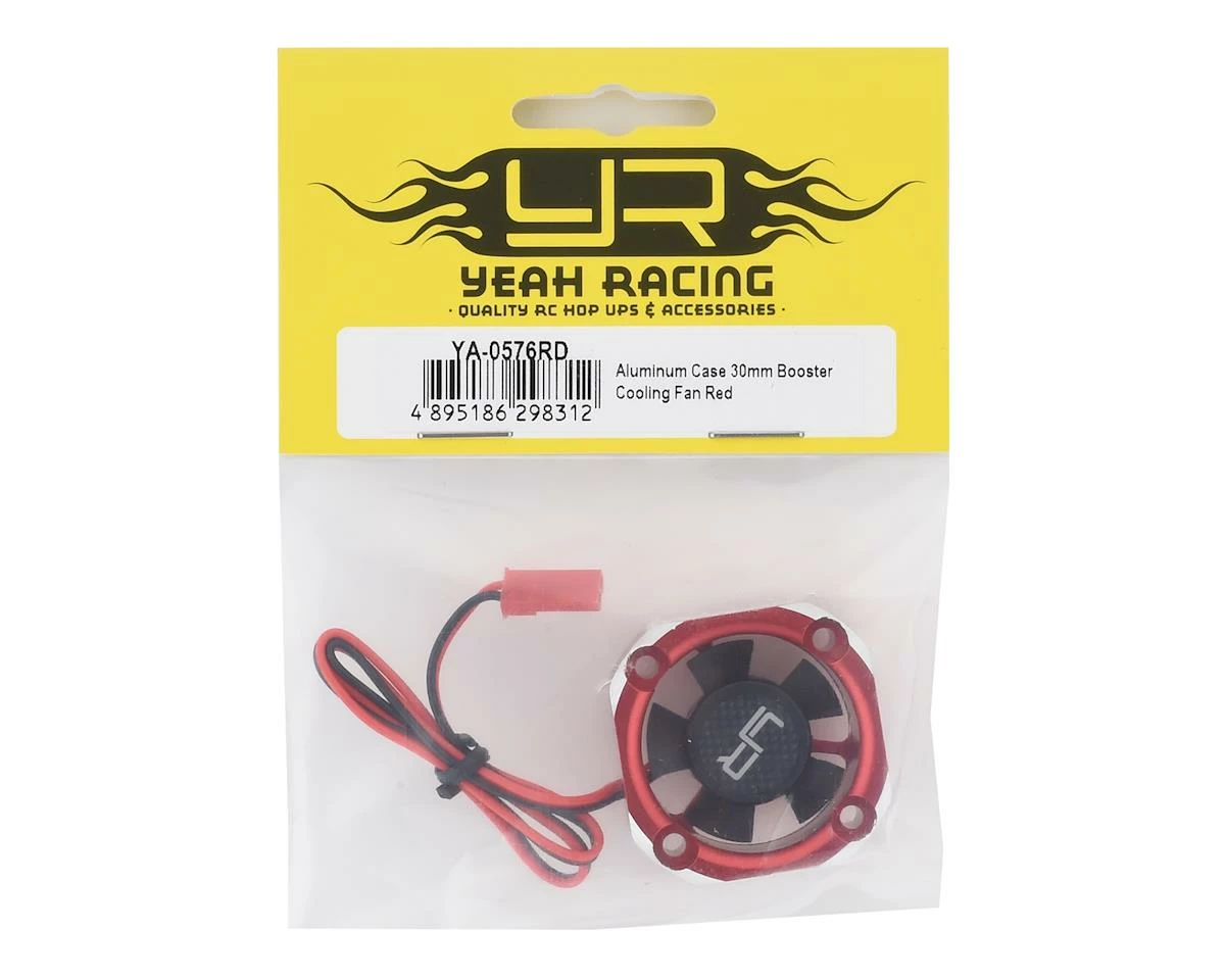 YEAH RACING 30x30 Aluminum Case Booster Fan (Red) - Image 2