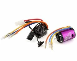 Yokomo BL-RS4 Drift Spec Sensored Brushless ESC/Zero S Drift Spec Motor Combo (13.5T) (Purple)
